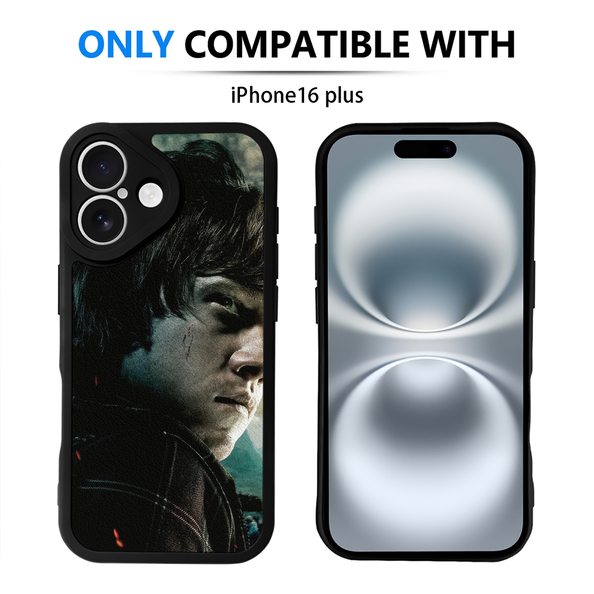 （画像用） Harry Potter ハリー・ポッターシリーズ 【iPhone 16シリーズ対応】シリコンスマホケース（レザー調） 材質：シリコン